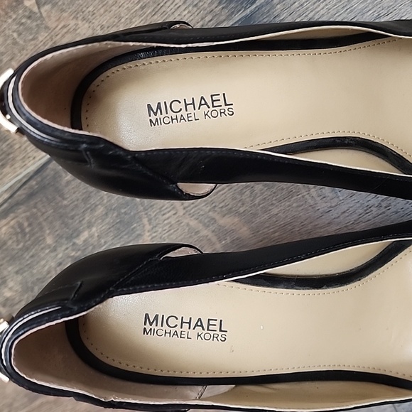 Michael Kors Peep Toe Heels sz 8 - Picture 2 of 9